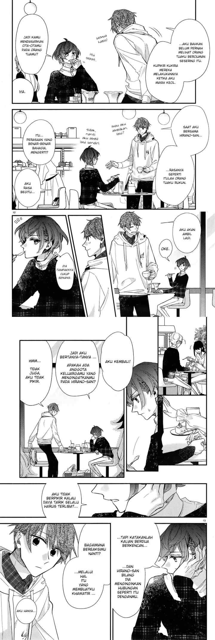 Hirano to Kagiura chapter 6 halaman 7