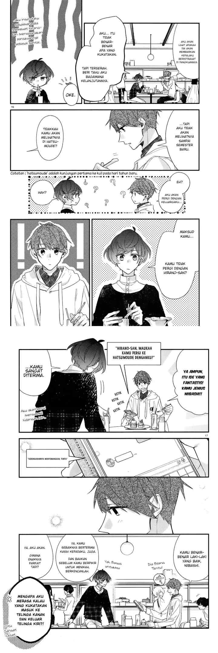Hirano to Kagiura chapter 6 halaman 9