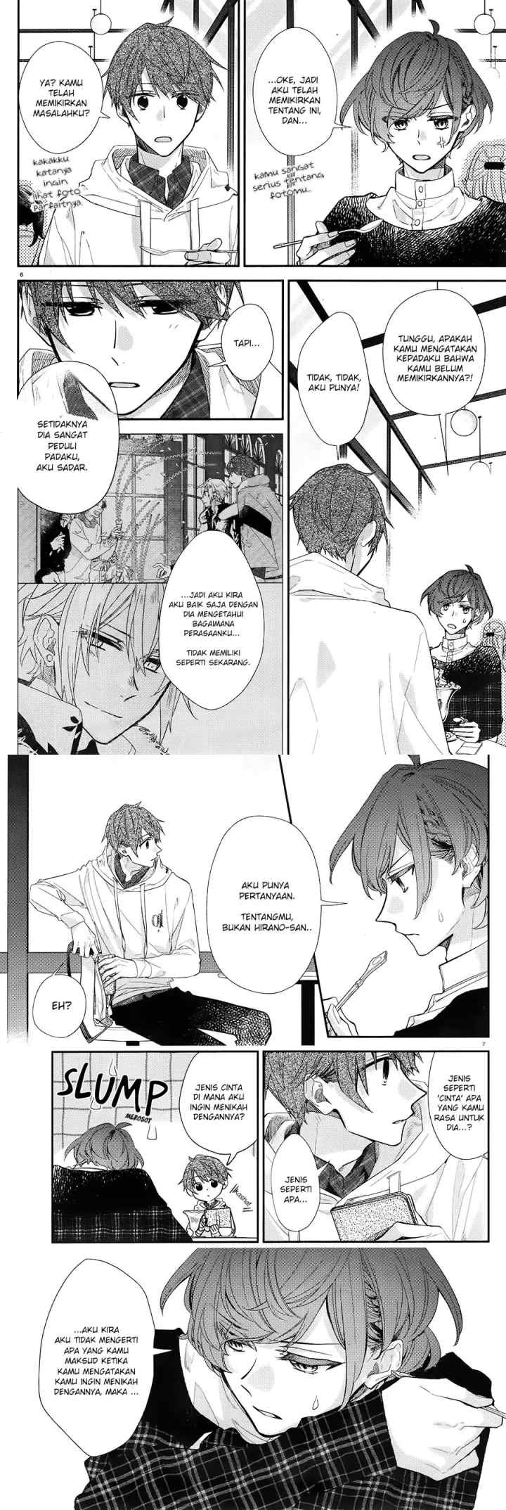 Hirano to Kagiura chapter 6 halaman 4