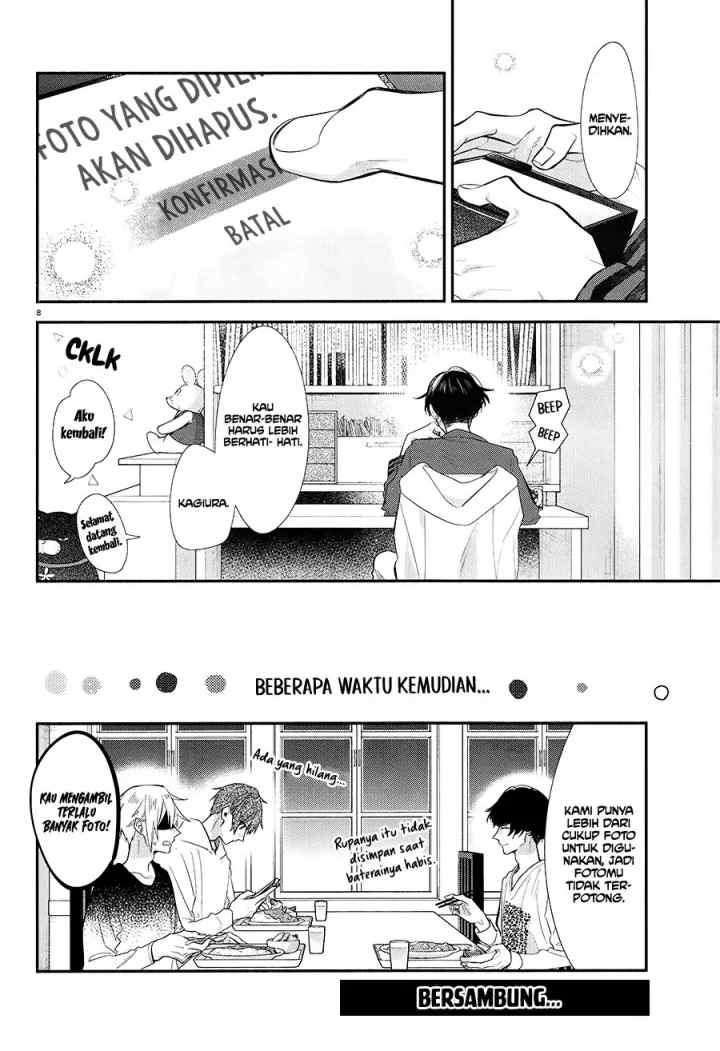 Hirano to Kagiura chapter 8.5 halaman 8