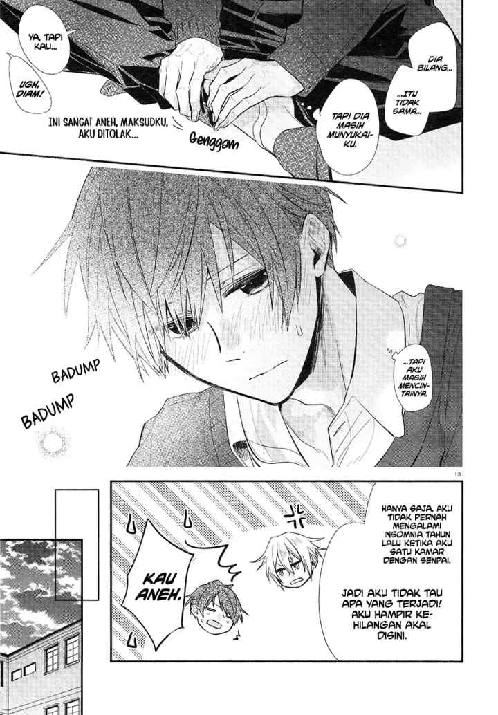 Hirano to Kagiura chapter 9 halaman 15