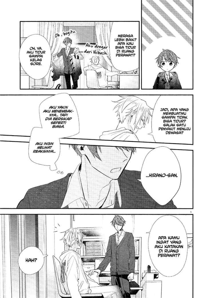 Hirano to Kagiura chapter 9 halaman 7