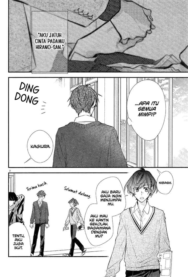 Hirano to Kagiura chapter 9 halaman 4