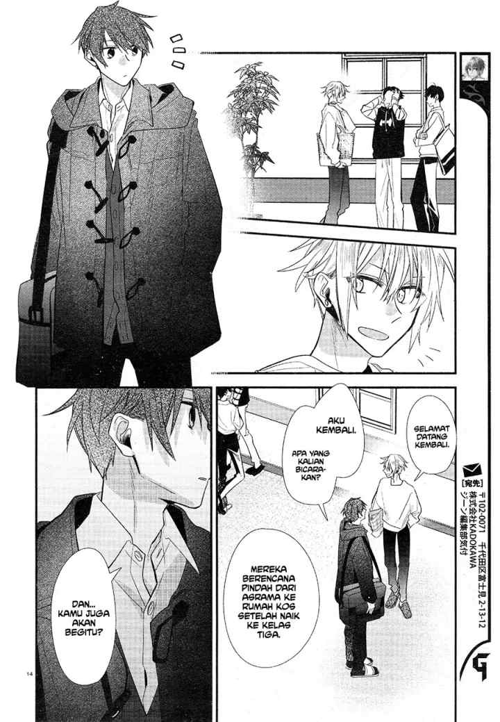 Hirano to Kagiura chapter 9 halaman 16