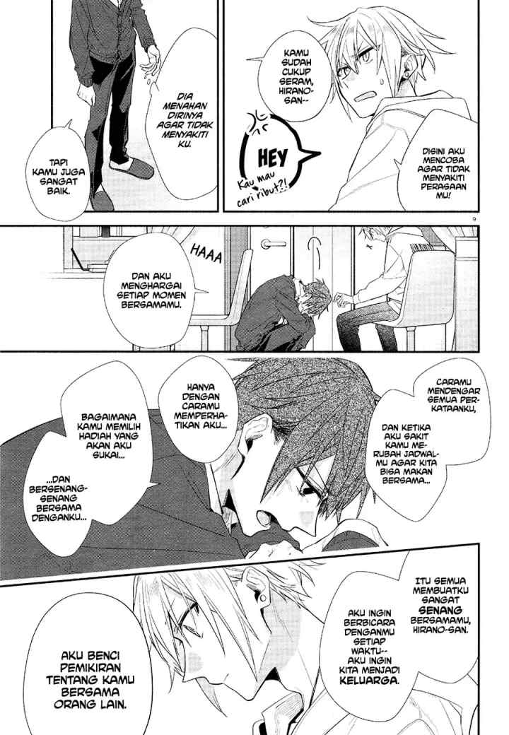Hirano to Kagiura chapter 9 halaman 11