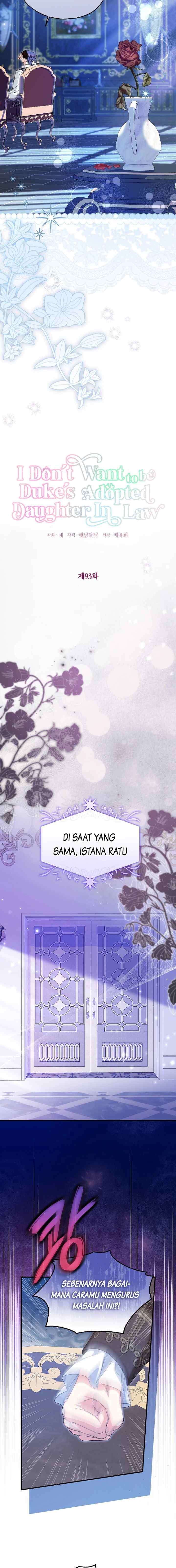 I Don't Want To Be Duke's Adopted Daughter-in-law chapter 93 halaman 7