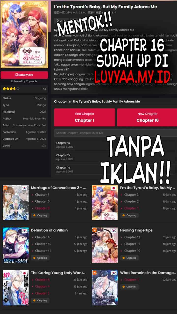 I'm the Tyrant's Baby, But My Family Adores Me chapter 3 halaman 20