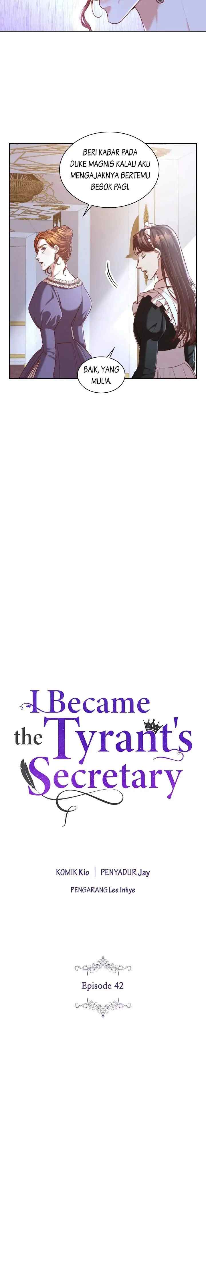 I'm the Tyrant's Secretary chapter 42 halaman 14