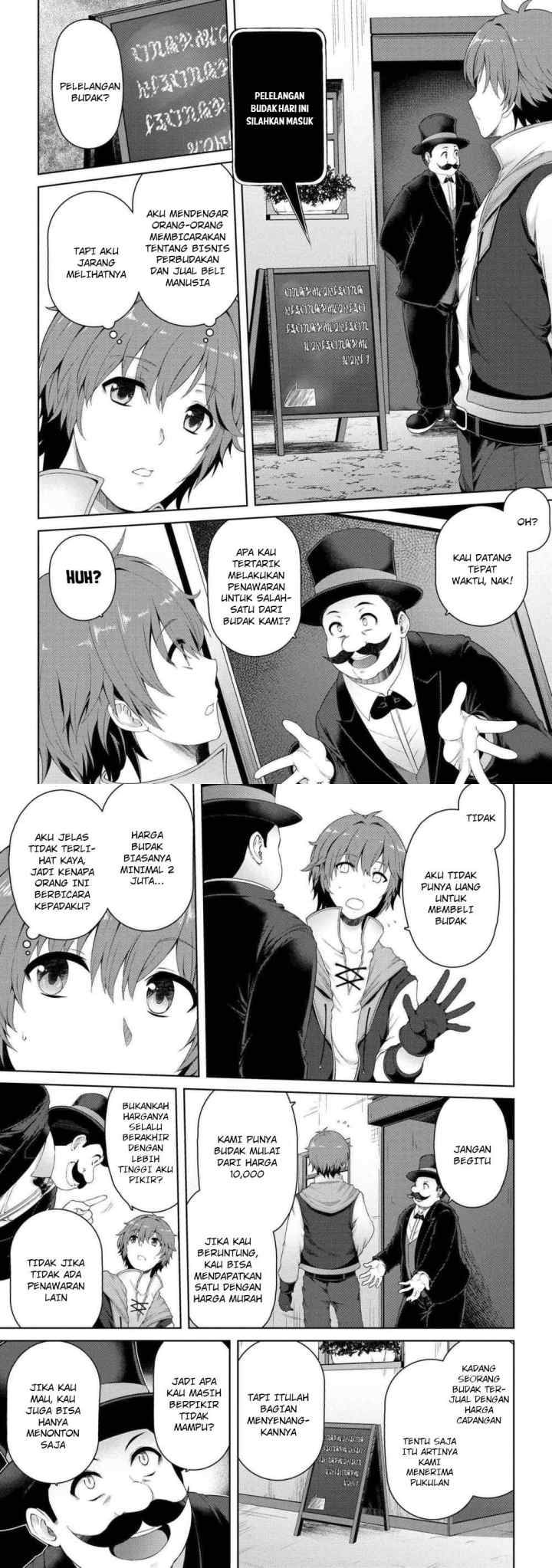Ie ga Moete Jinsei Dou Demo Yoku Natta kara, Nokotta Nakenashi no Kin de Dark Elf no Dorei o Katta chapter 1 halaman 6