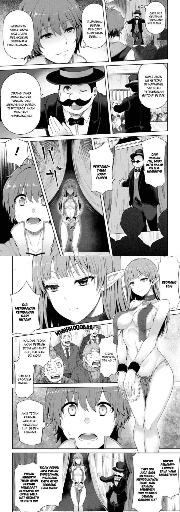 Ie ga Moete Jinsei Dou Demo Yoku Natta kara, Nokotta Nakenashi no Kin de Dark Elf no Dorei o Katta chapter 1 halaman 8