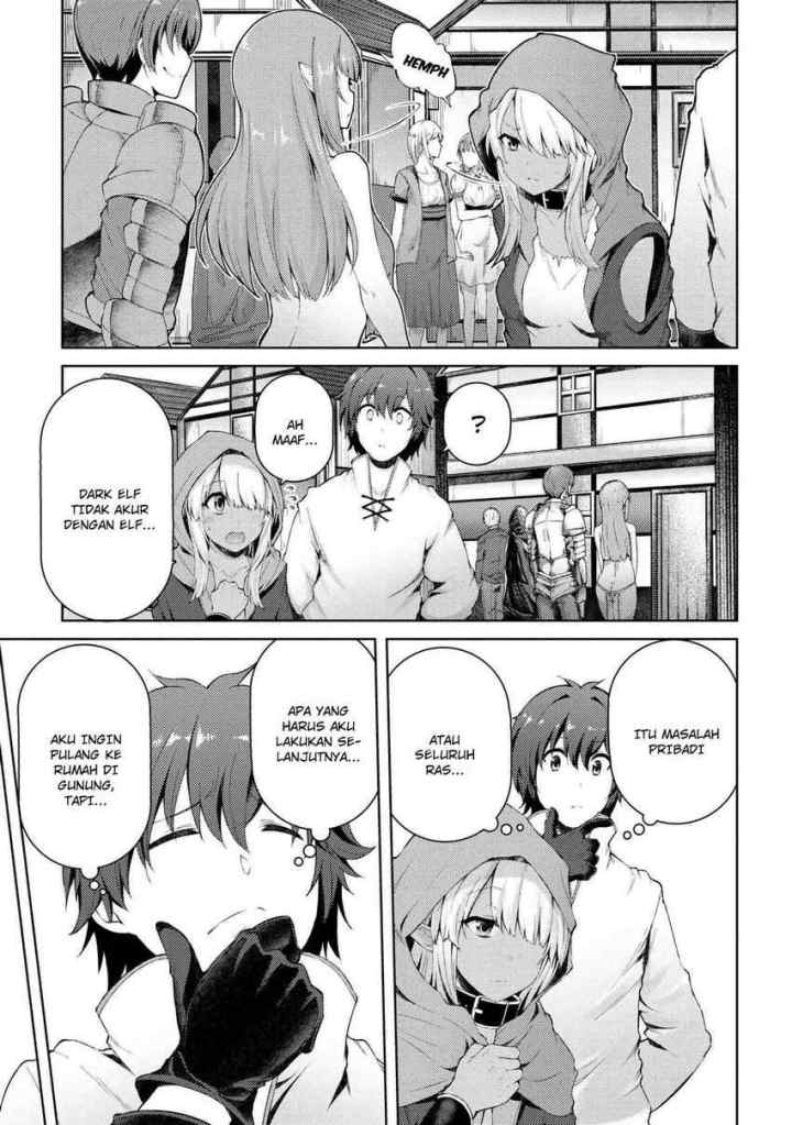 Ie ga Moete Jinsei Dou Demo Yoku Natta kara, Nokotta Nakenashi no Kin de Dark Elf no Dorei o Katta chapter 2.1 halaman 4