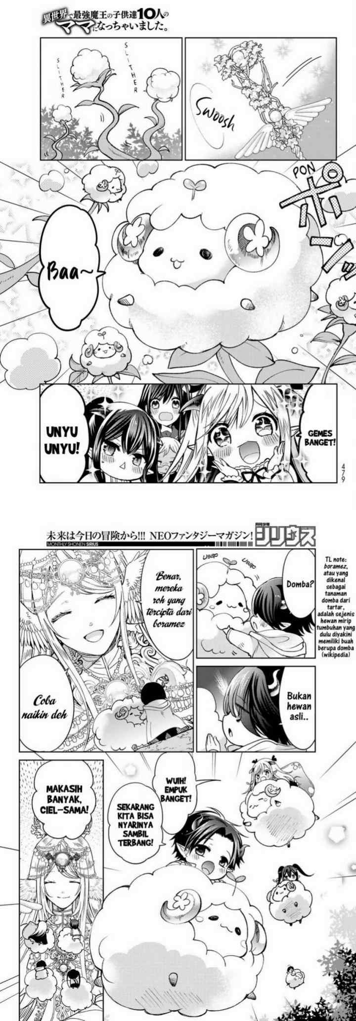 Isekai de Saikyo Mao no Kodomotachi no Mama ni Natchaimashita chapter 20.1 halaman 4
