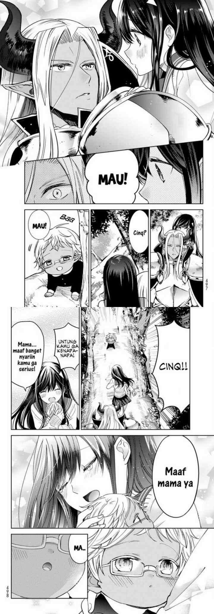 Isekai de Saikyo Mao no Kodomotachi no Mama ni Natchaimashita chapter 20.1 halaman 13