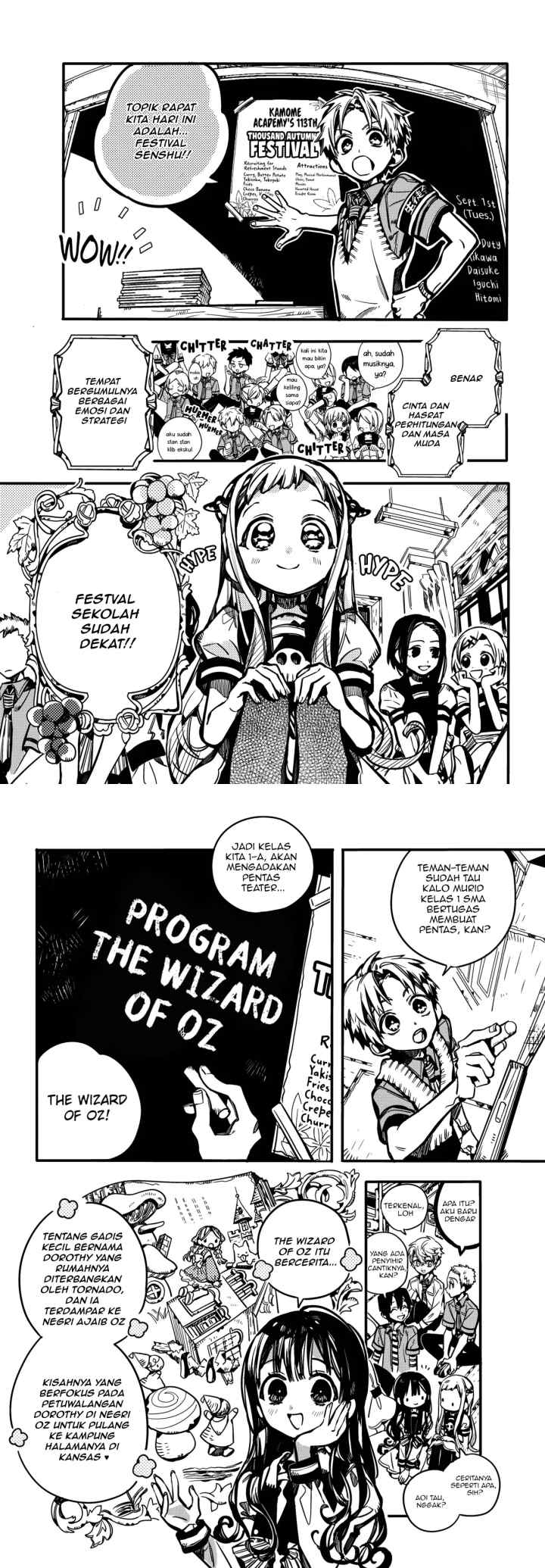 Jibaku Shounen Hanako-kun chapter 101 halaman 5