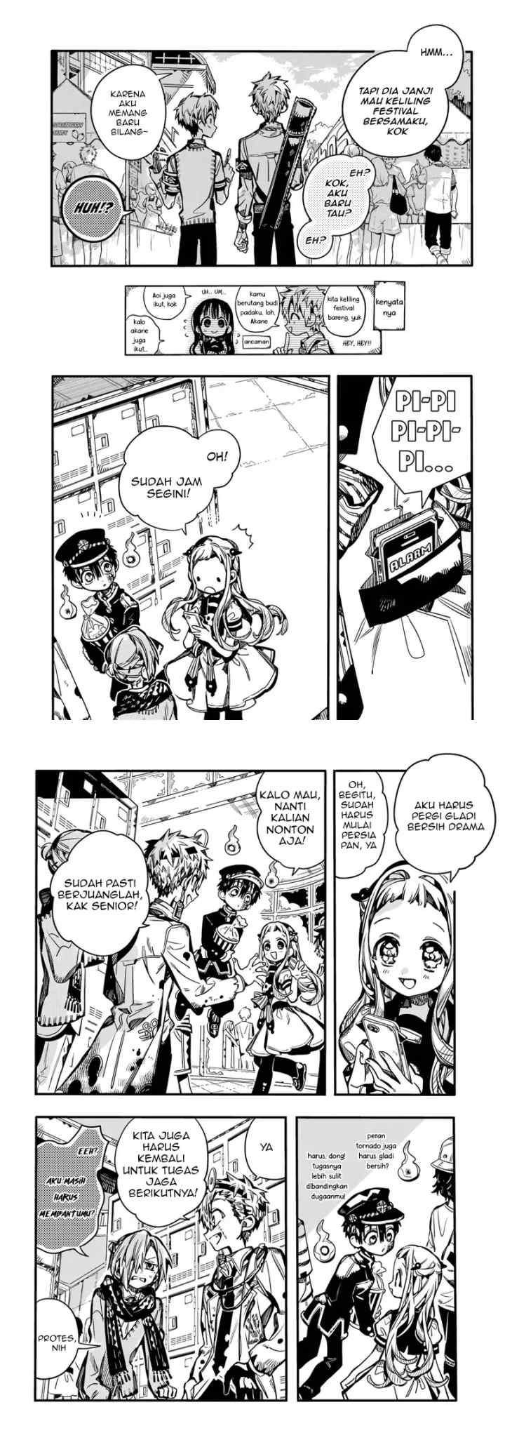 Jibaku Shounen Hanako-kun chapter 104 halaman 7