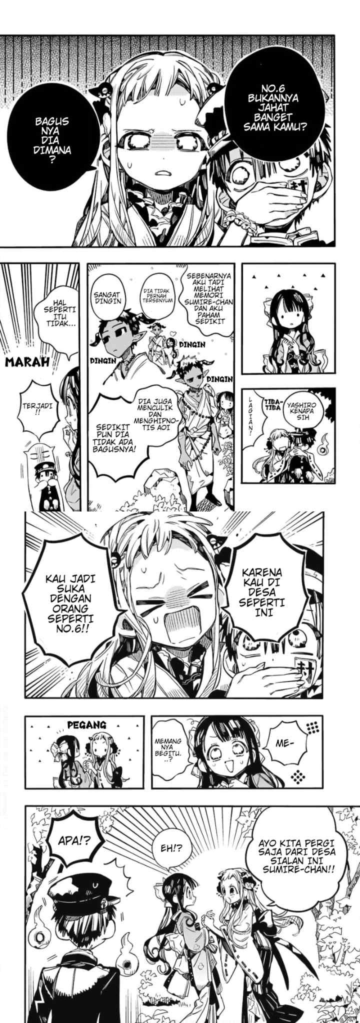 Jibaku Shounen Hanako-kun chapter 68 halaman 8