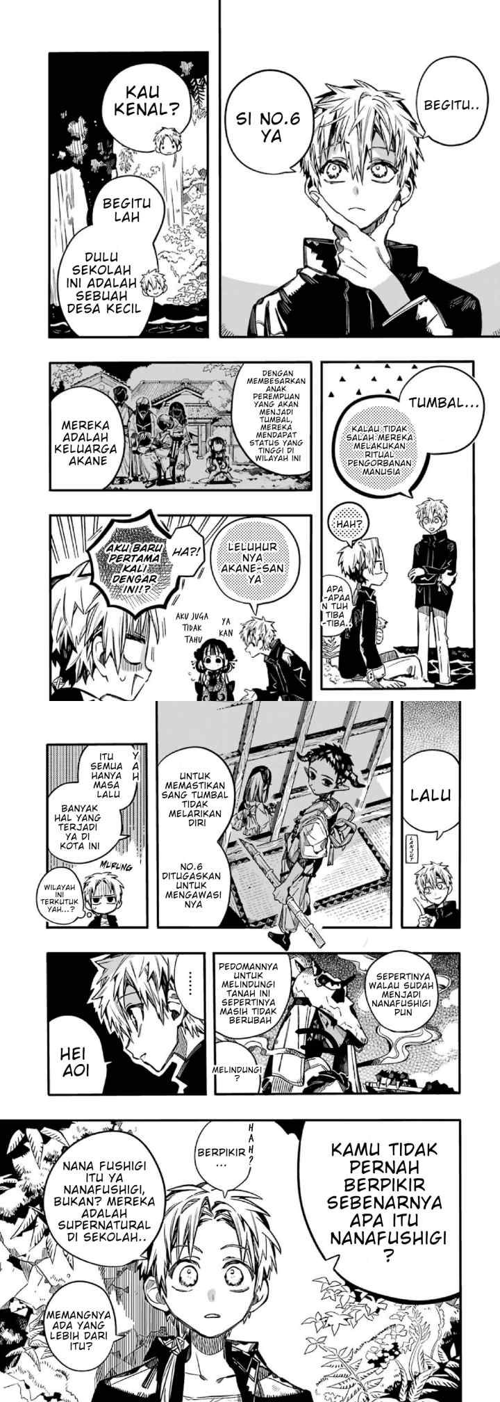 Jibaku Shounen Hanako-kun chapter 70 halaman 7