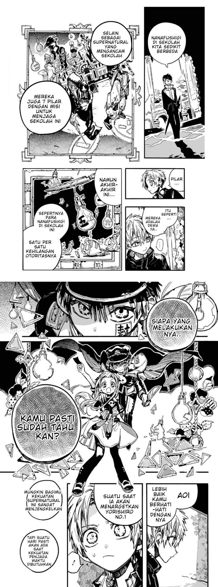 Jibaku Shounen Hanako-kun chapter 70 halaman 8