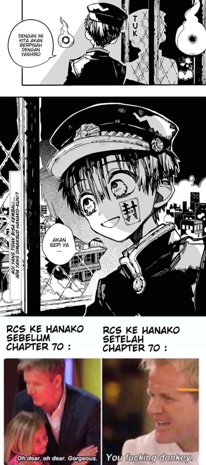 Jibaku Shounen Hanako-kun chapter 70 halaman 16