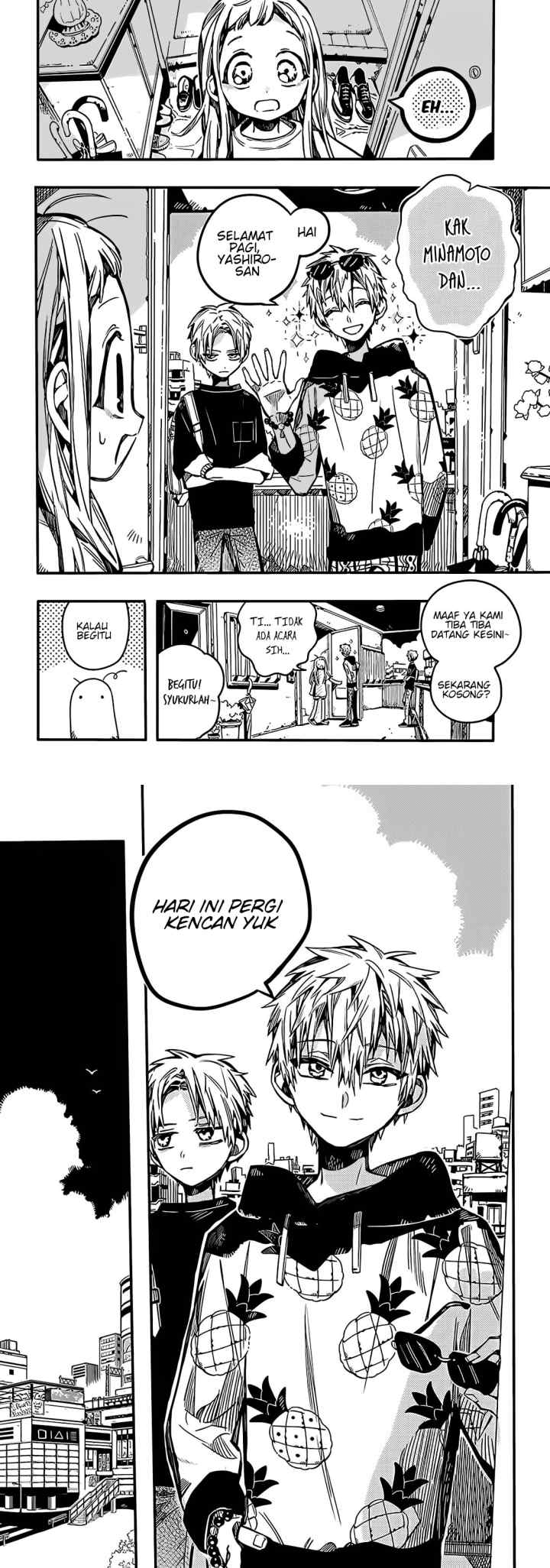 Jibaku Shounen Hanako-kun chapter 72 halaman 6