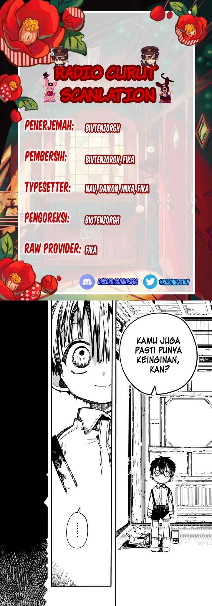 Jibaku Shounen Hanako-kun chapter 78 halaman 16