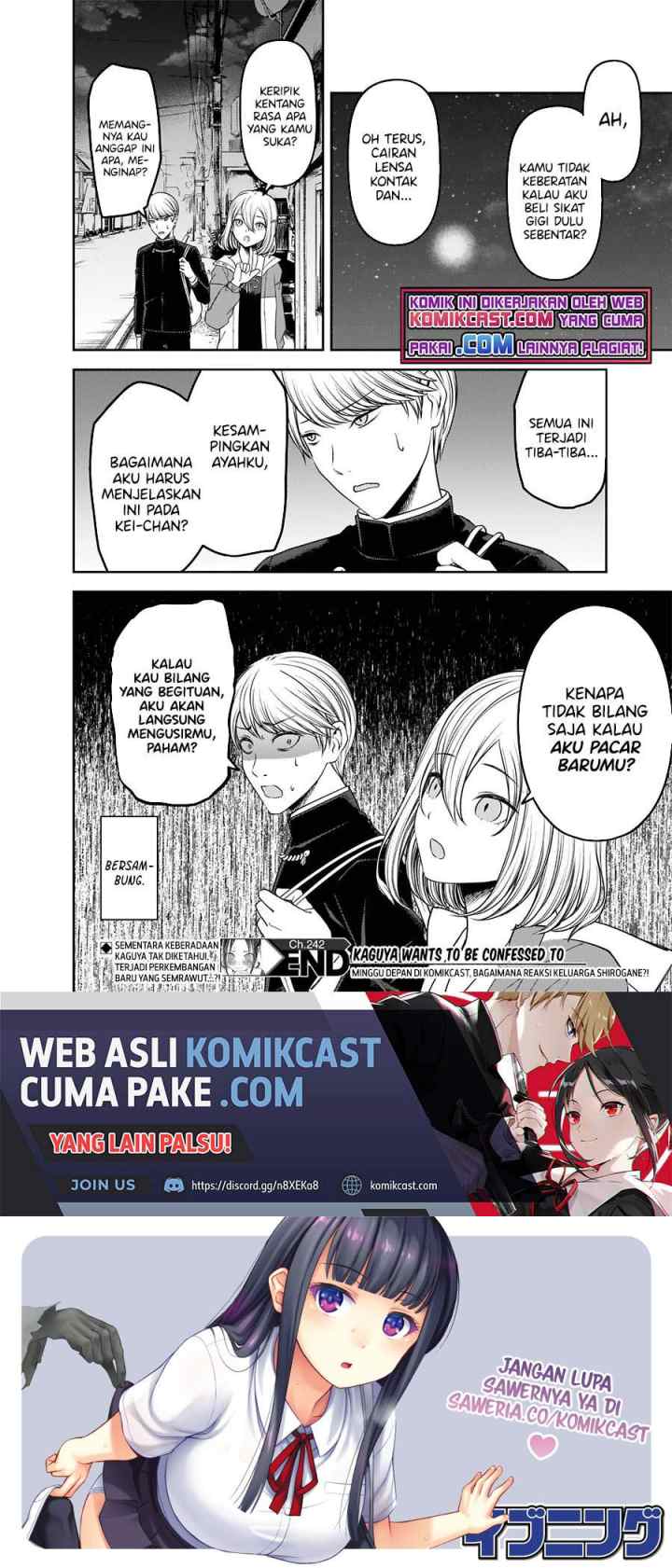 Kaguya-sama wa Kokurasetai: Tensai-tachi no Renai Zunousen chapter 242 halaman 10