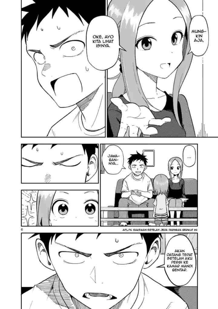 Karakai Jouzu no (Moto) Takagi-san chapter 157 halaman 6