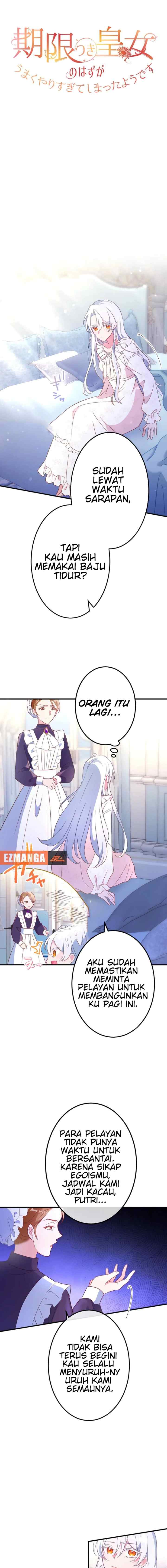 Kigen Tsuki Koujo no Hazu ga, Umaku Yari Sugite Shimatta You desu chapter 4 halaman 4