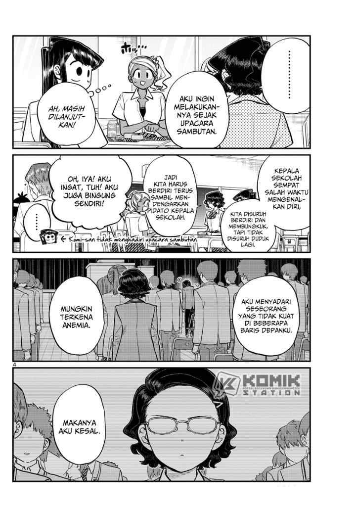 Komi-san wa Komyushou Desu chapter 200 halaman 5