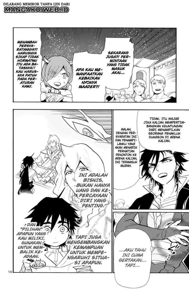 Magi: Sinbad no Bouken chapter 62 halaman 14