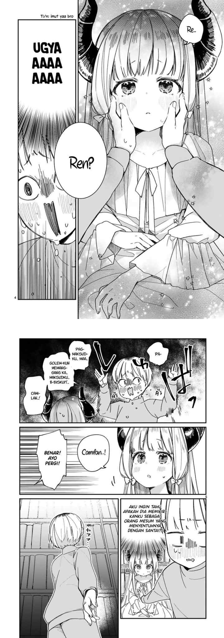 Maou-sama ni Shoukan sareta kedo Kotoba ga Tsuujinai chapter 22 halaman 4