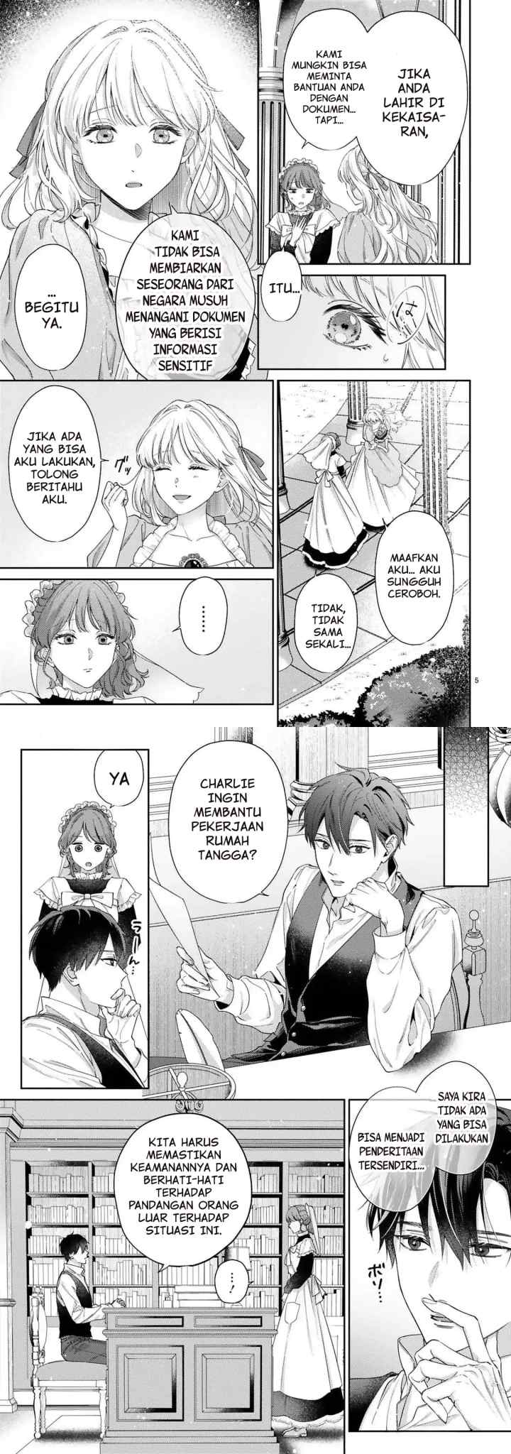 Meshitsukai Reijo ha Kokkyo wo Koe, Tekikoku no Koshakukishisama ni Dekiai Sareru chapter 3 halaman 4