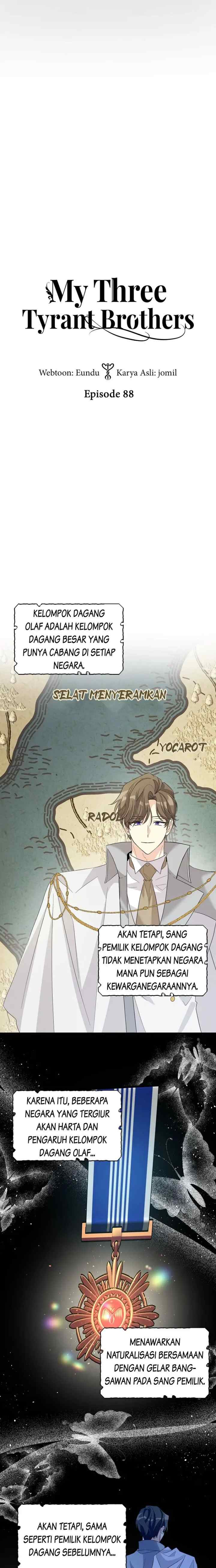 My Three Tyrant Brothers chapter 88 halaman 9