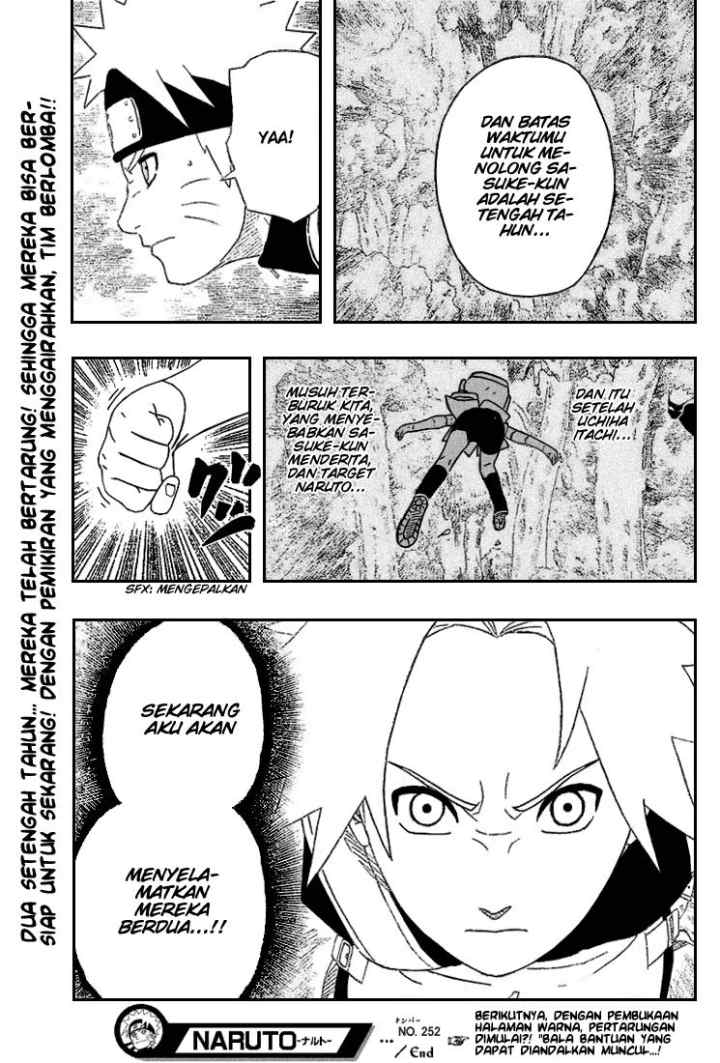 Naruto chapter 252 halaman 19