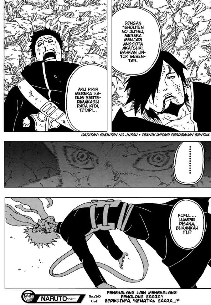 Naruto chapter 260 halaman 18