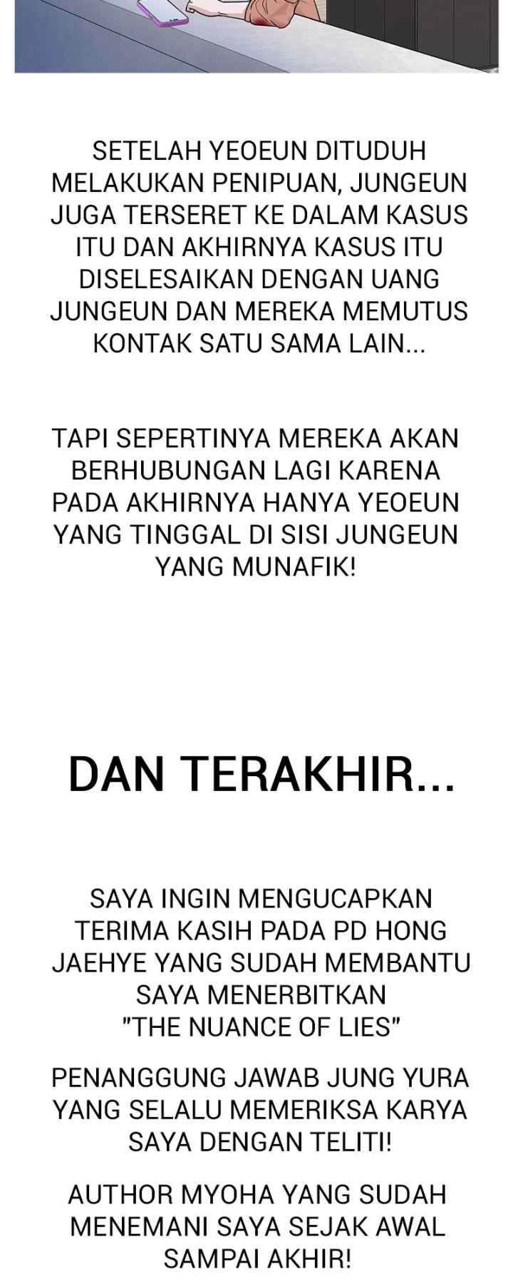 Nuance of Lying chapter 67.5 halaman 16