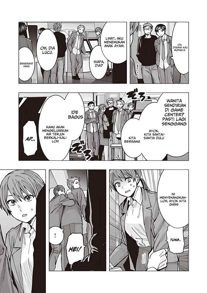 OL ga Gesen de Atta Yankee Danshi Koukousei ni Natsukareru Hanashi chapter 1.3 halaman 5