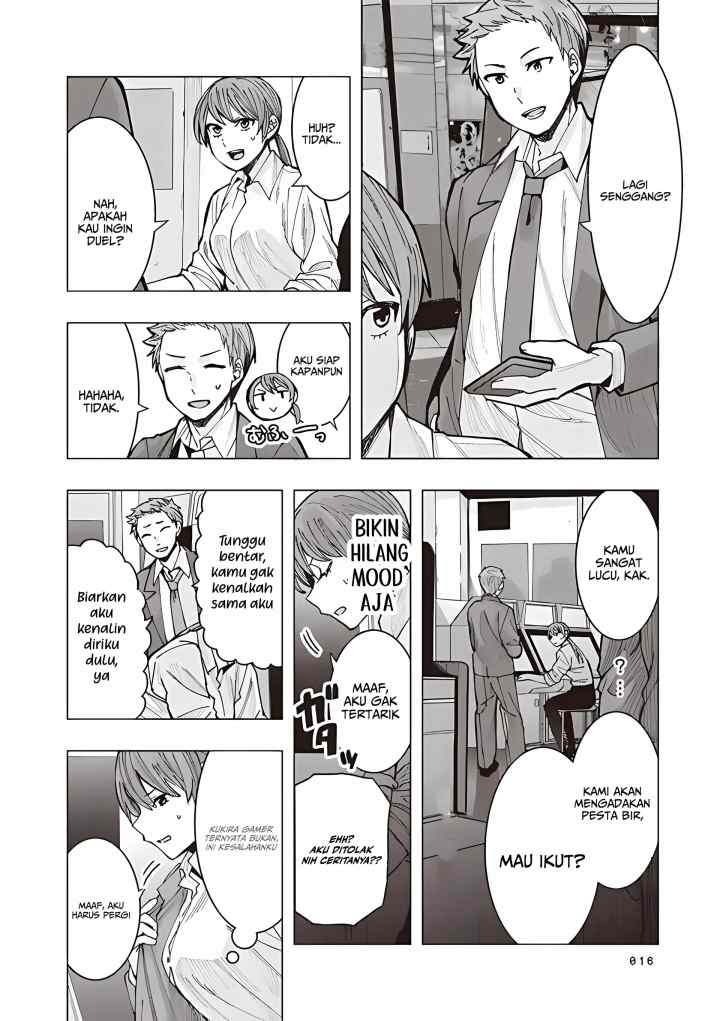 OL ga Gesen de Atta Yankee Danshi Koukousei ni Natsukareru Hanashi chapter 1.3 halaman 4