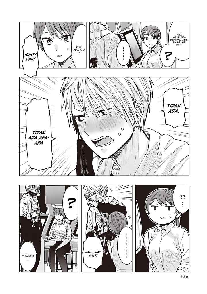 OL ga Gesen de Atta Yankee Danshi Koukousei ni Natsukareru Hanashi chapter 1.4 halaman 8