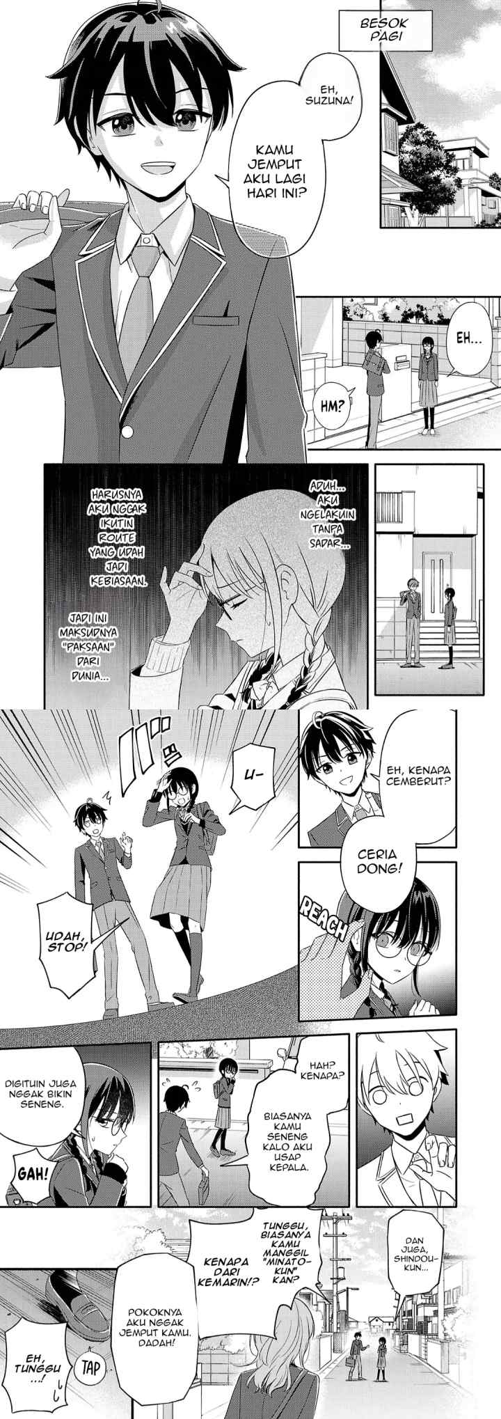Osananajimi no Watashi wa Mob de Itai no ni, Nazeka Heroine no Renai Taishou ni Natte Iru chapter 1 halaman 13