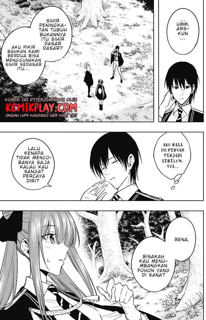 Ouritsu Mahou Gakuen no Saika Sei: Slum Agari no Saikyou Mahoushi, Kizoku darake no Gakuen de Musou suru chapter 44 halaman 14