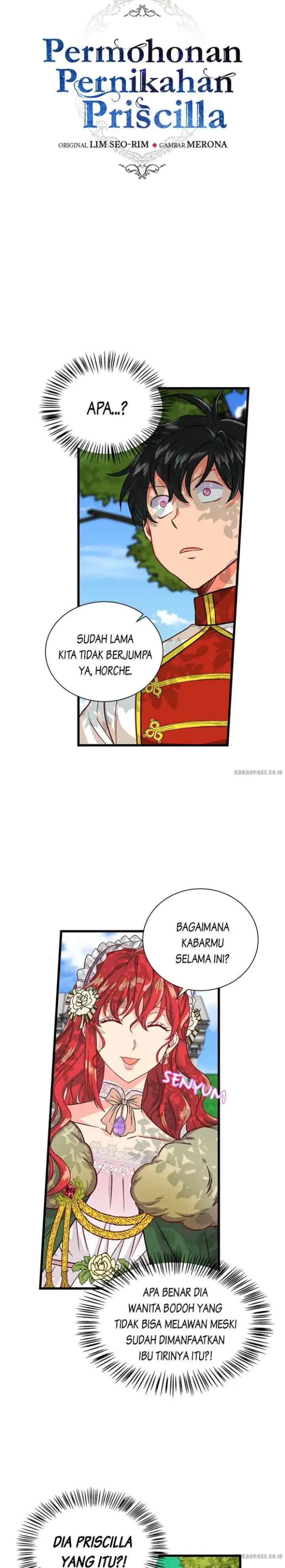 Priscilla's Marriage Proposal chapter 27 halaman 12