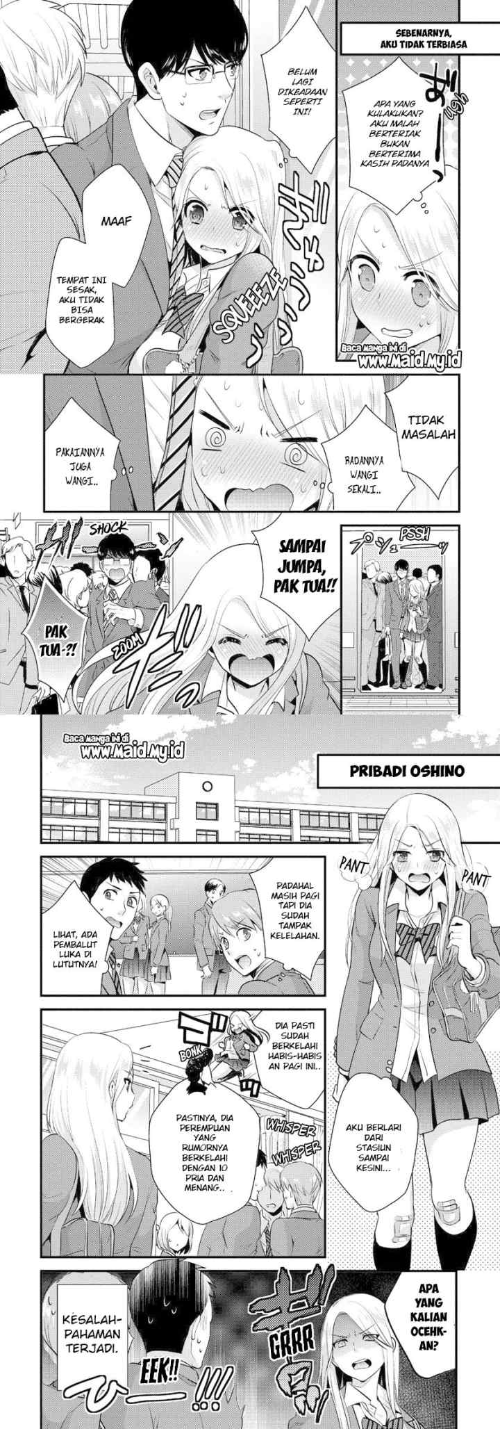 Saenai Riman to Yankee Joshi Kousei chapter 1 halaman 8