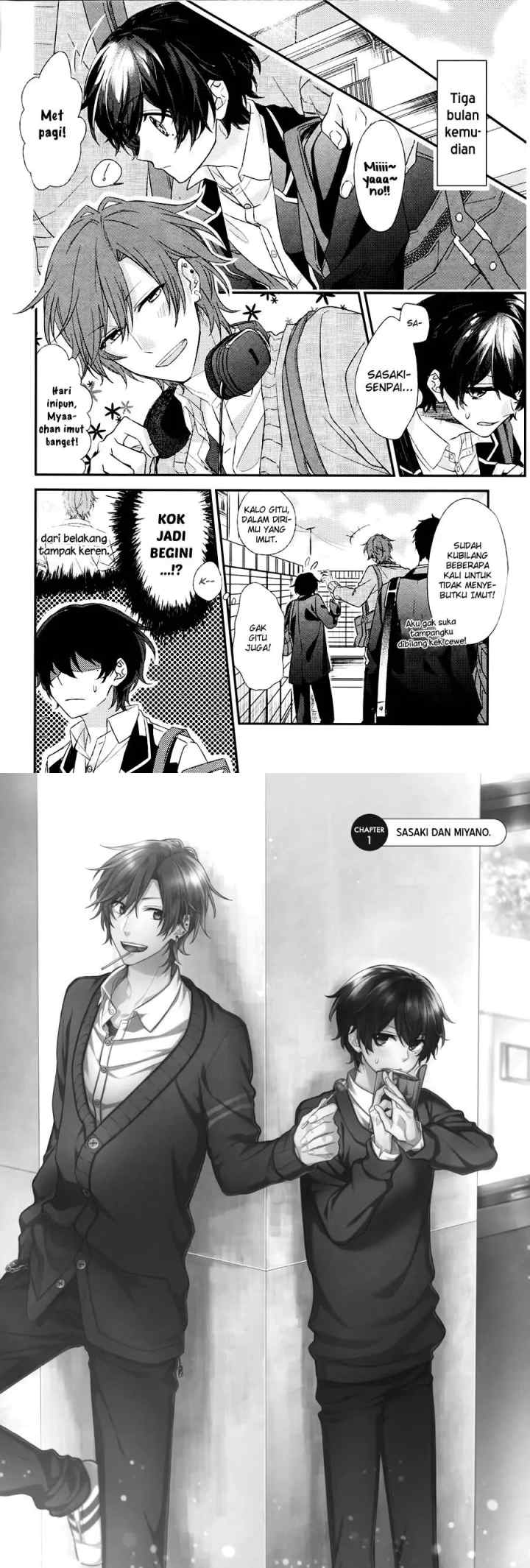 Sasaki to Miyano chapter 1 halaman 5