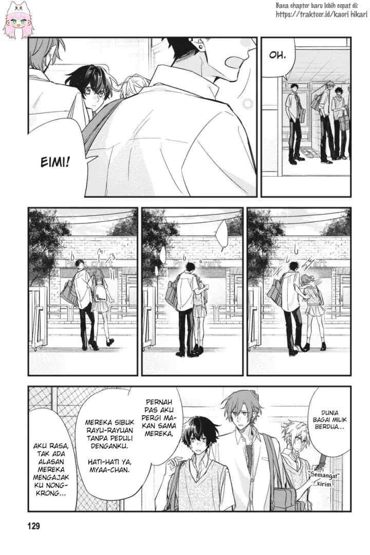 Sasaki to Miyano chapter 21.5 halaman 9