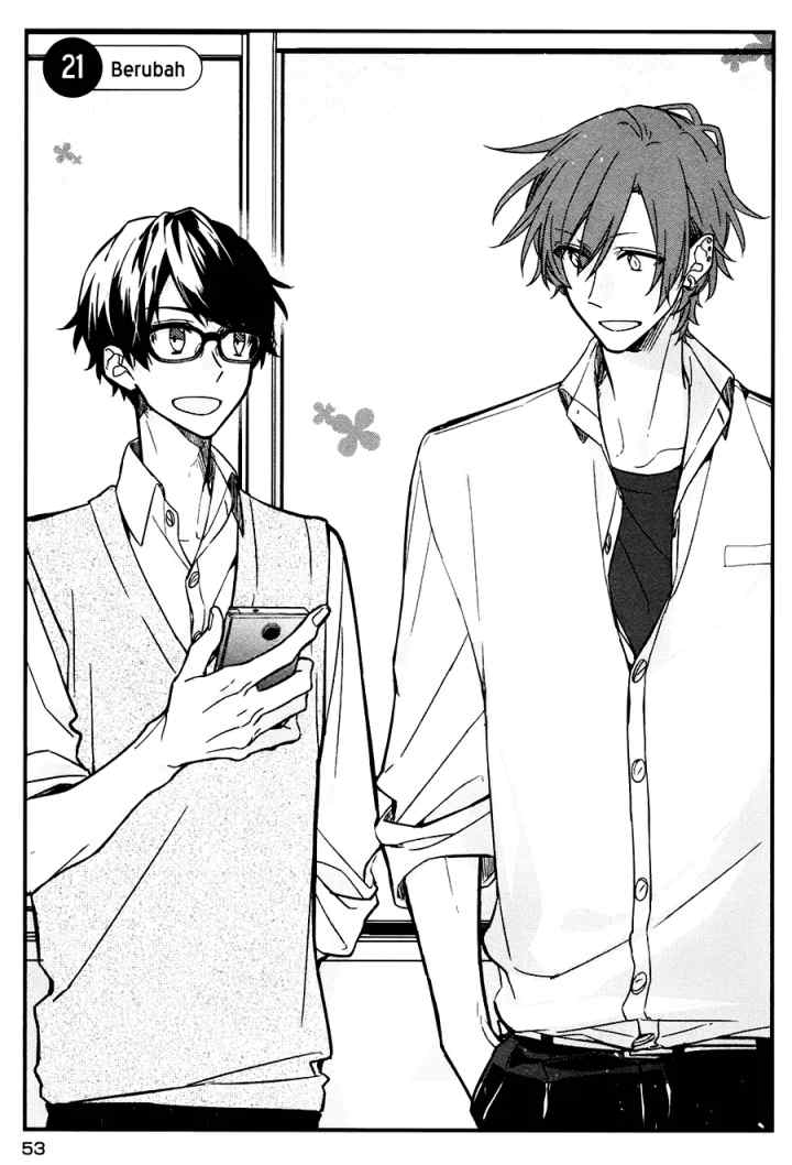 Sasaki to Miyano chapter 21 halaman 5