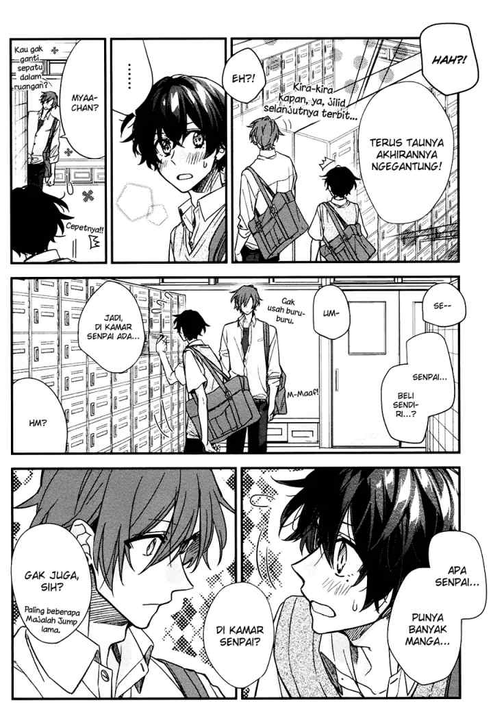 Sasaki to Miyano chapter 21 halaman 16