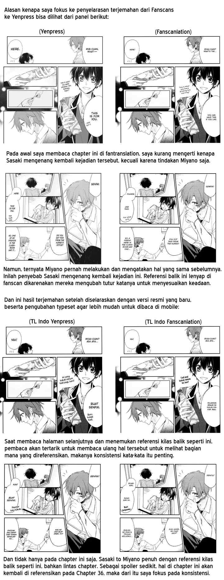 Sasaki to Miyano chapter 4 halaman 12