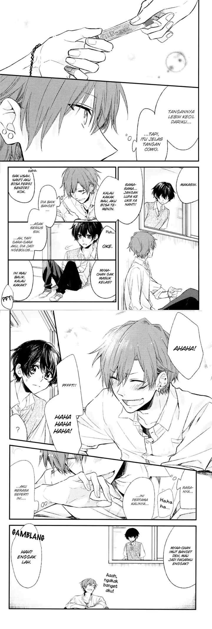 Sasaki to Miyano chapter 4 halaman 9