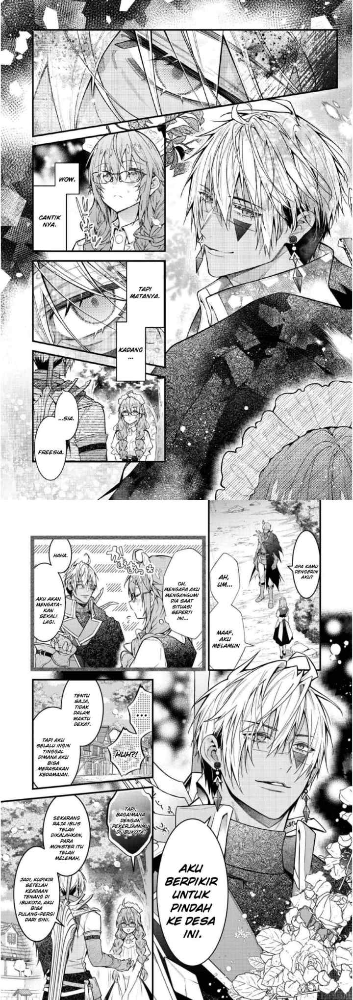 Sekai o Sukutta Saikyō Yūsha ni Sutōkā Sareru Mura Musume no Hanashi chapter 1 halaman 8